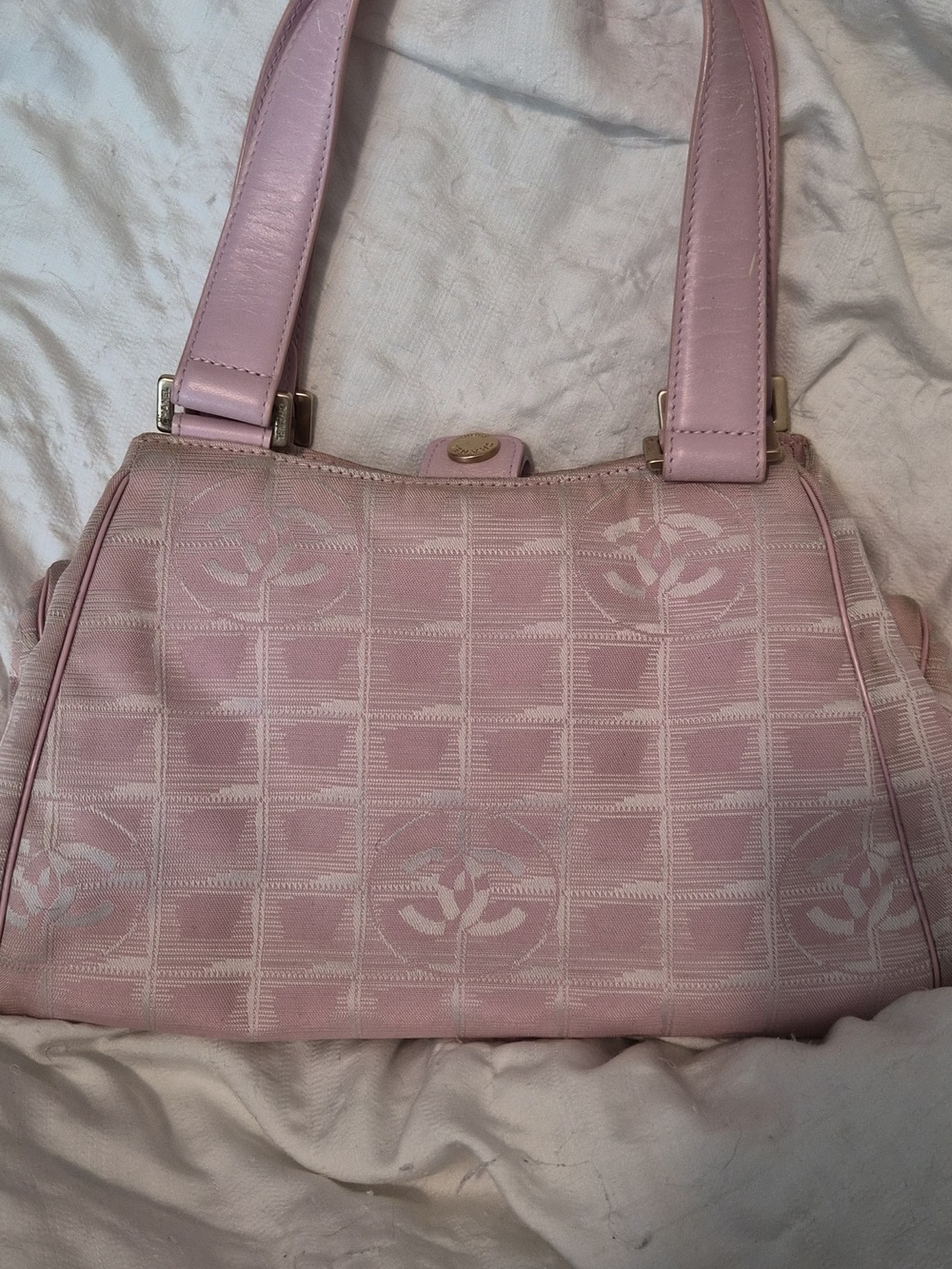 Pink 💕 Chanel Jacquard Purse